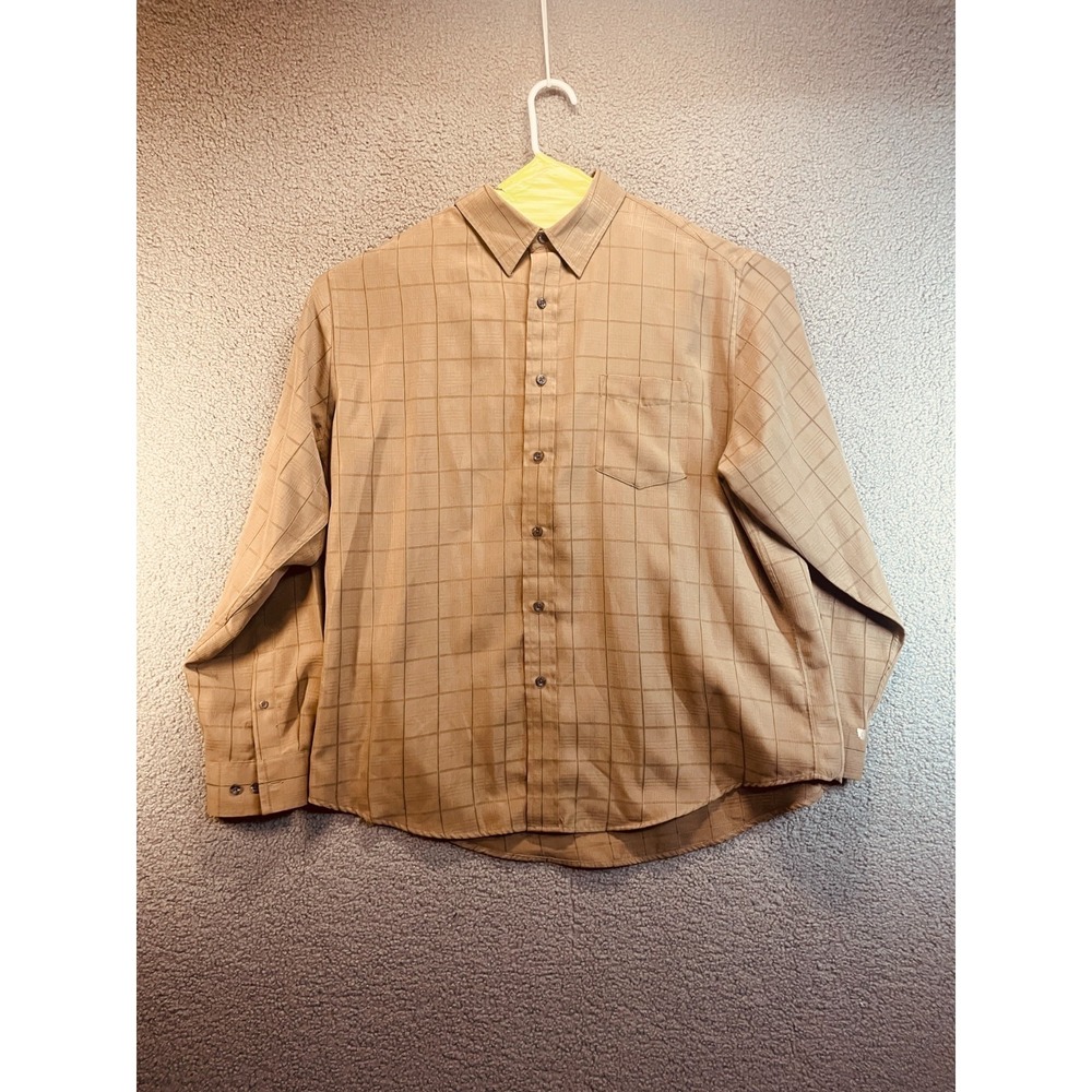 Croft & Barrow Men's Dress Shirt‎ Size XL Check